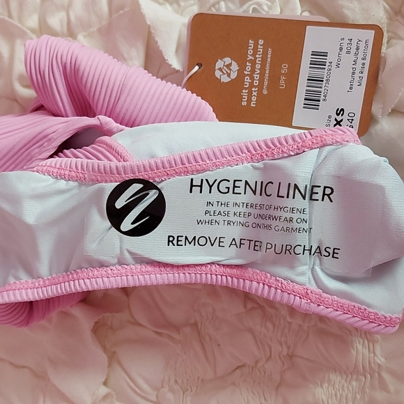 Nani Swimwear Textured Mulberry Mid Rise Bottom - Picture 5 of 5